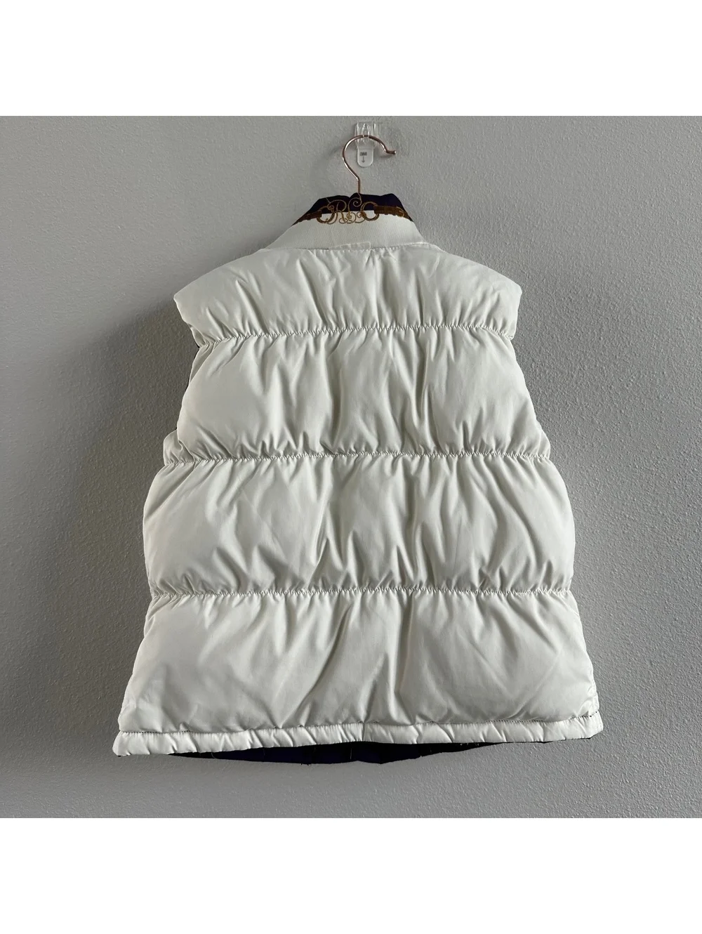 Polo Ralph Lauren Girl's Purple White Reversible Vest